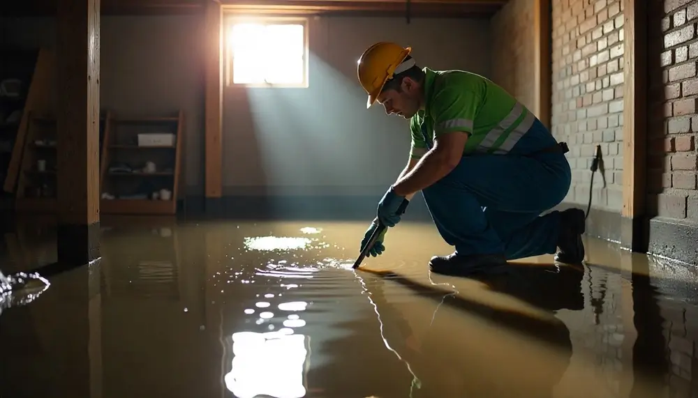 Professional water damage restoration services in Highlands, TX